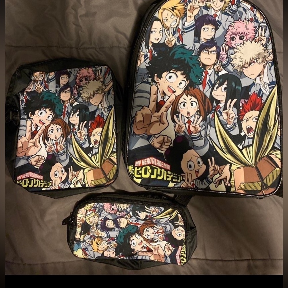 • NEW My Hero Academia Canvas Backpack •